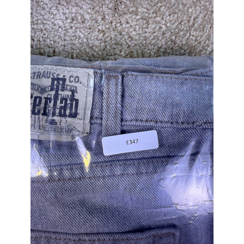 VTG 90s Levi’s SilverTab Baggy Fit Jeans Men’s 38x30 Gray USA Made 1994 E347 - Picture 14 of 14